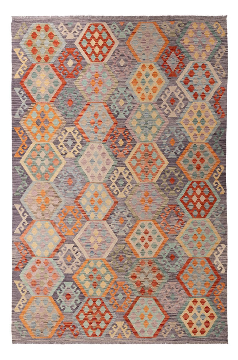 Kelim Rug - Splash - 300 x 202 cm - multicolored