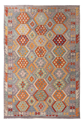 Kelim Rug - Splash - 296 x 200 cm - multicolored