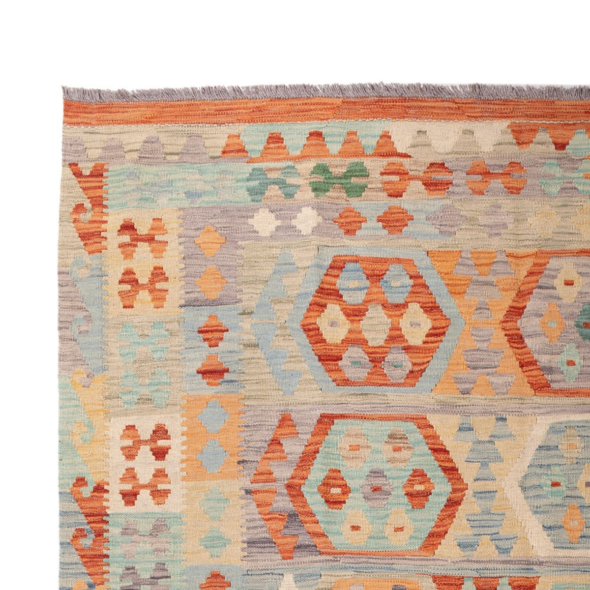 Kelim Rug - Splash - 300 x 203 cm - multicolored