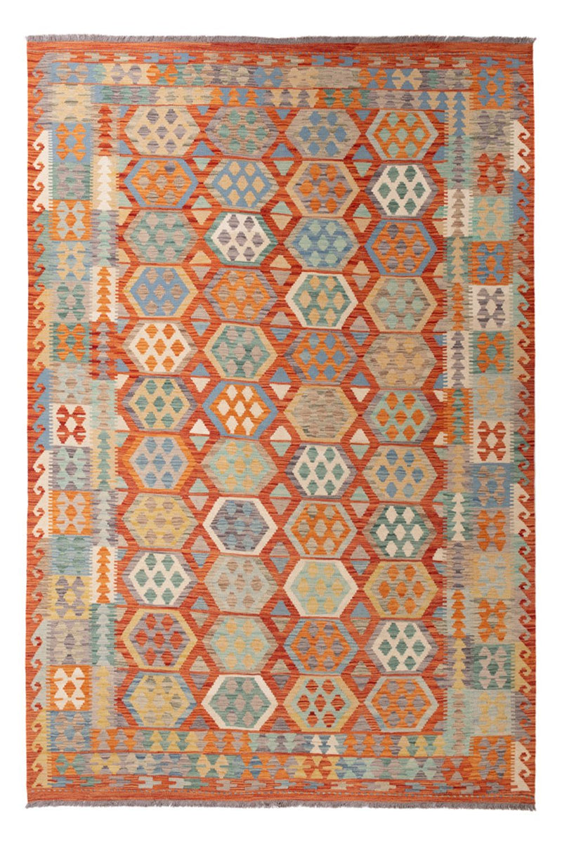 Kelim Rug - Splash - 295 x 200 cm - multicolored