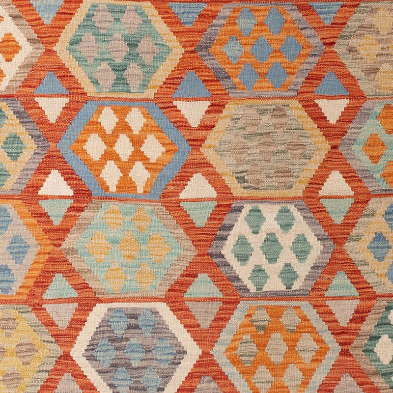 Kelim Rug - Splash - 295 x 200 cm - multicolored