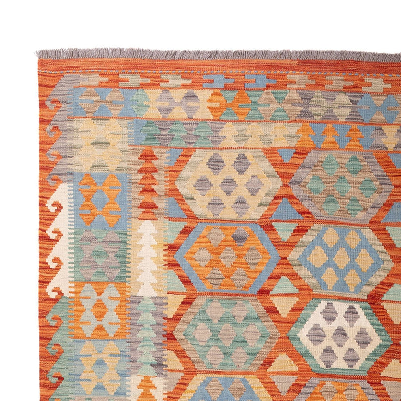 Kelim Rug - Splash - 295 x 200 cm - multicolored