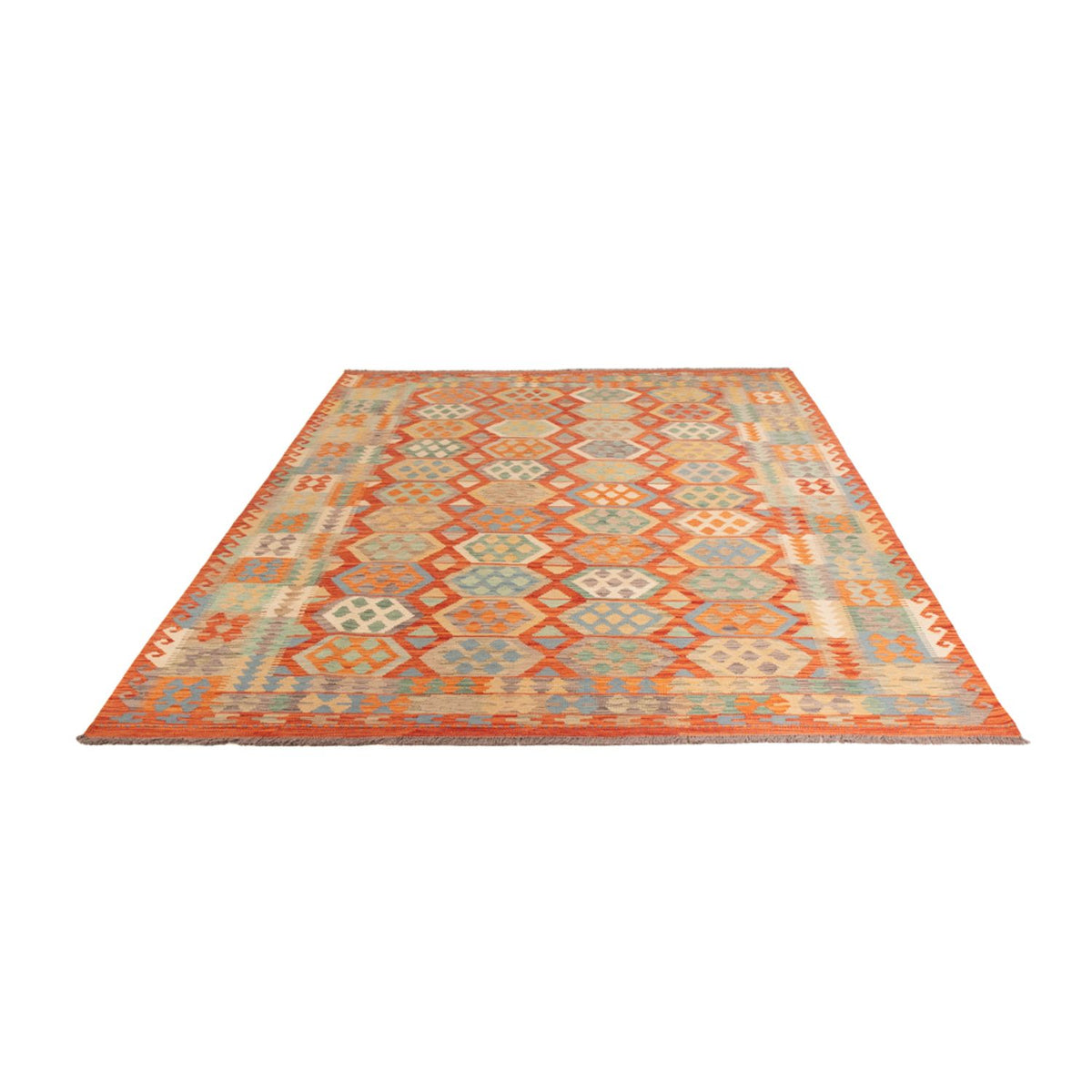 Kelim Rug - Splash - 295 x 200 cm - multicolored