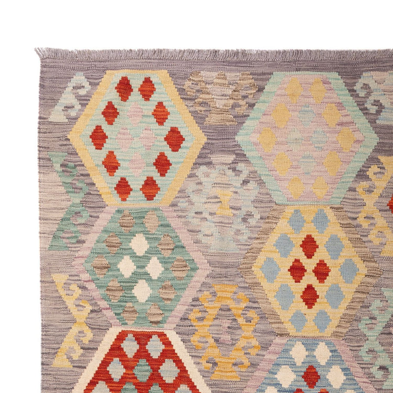 Kelim Rug - Splash - 301 x 209 cm - multicolored