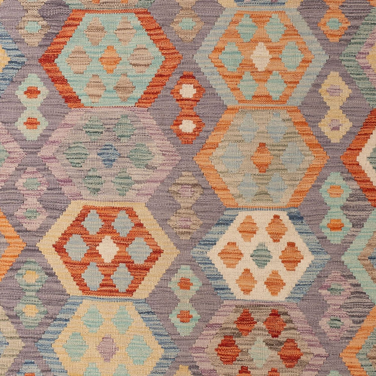 Kelim Rug - Splash - 296 x 205 cm - multicolored