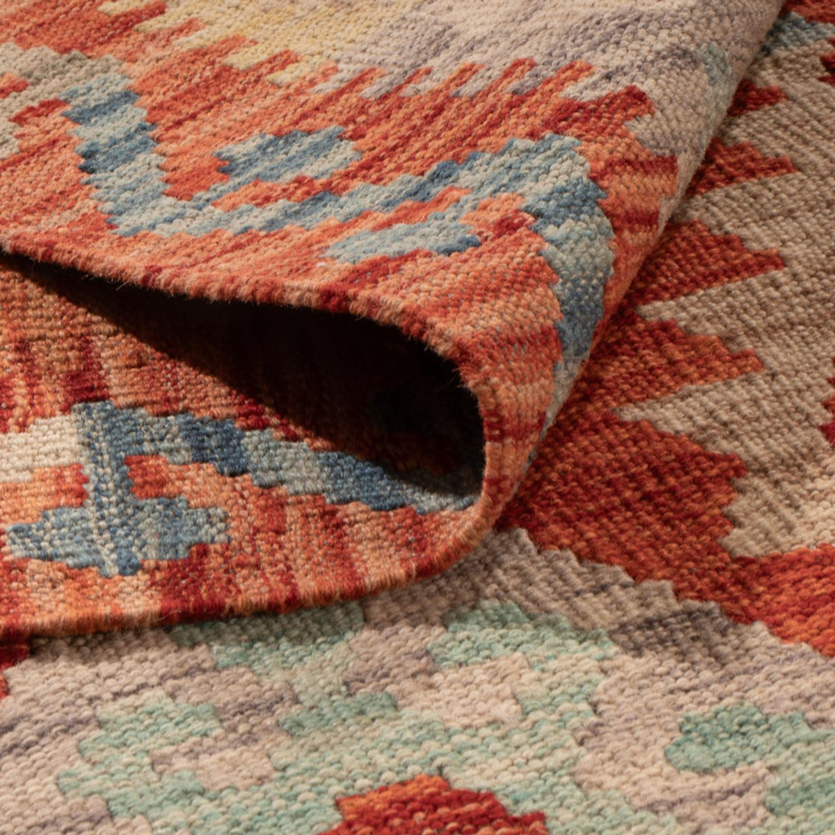 Kelim Rug - Splash - 298 x 203 cm - multicolored