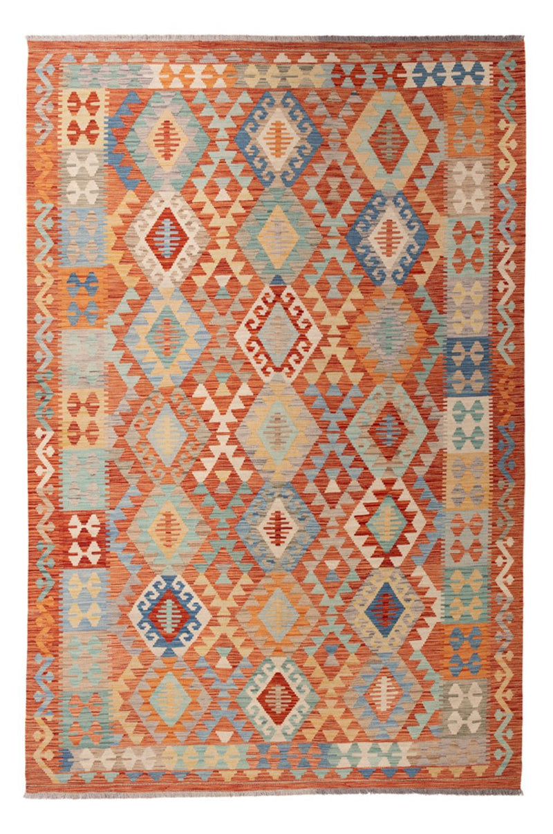 Kelim Rug - Splash - 292 x 198 cm - multicolored