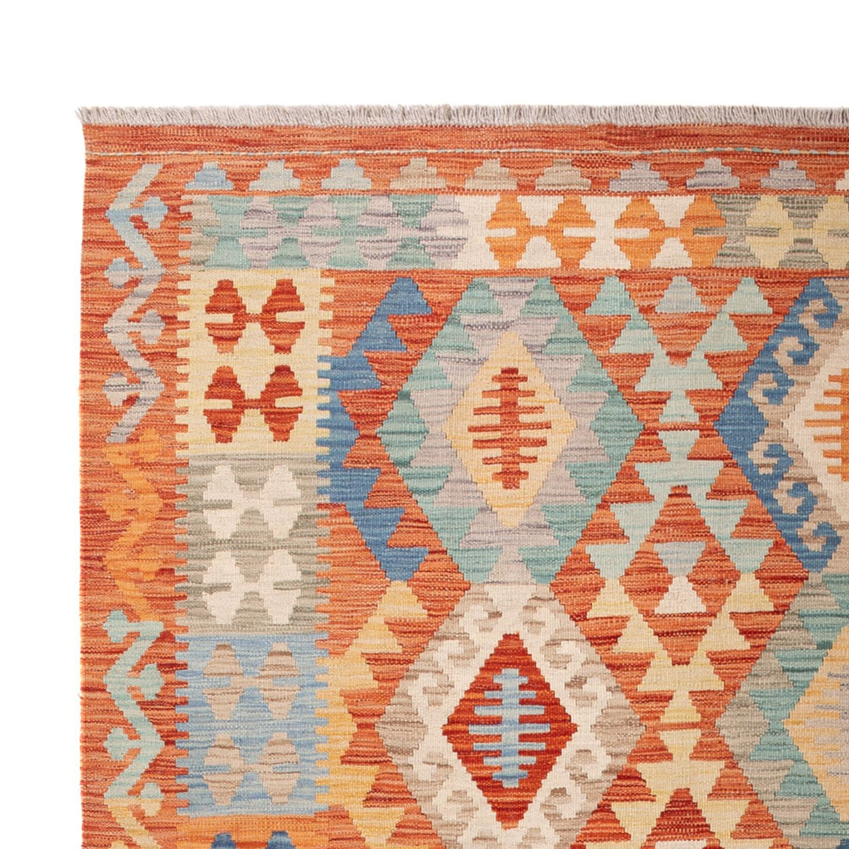 Kelim Rug - Splash - 292 x 198 cm - multicolored