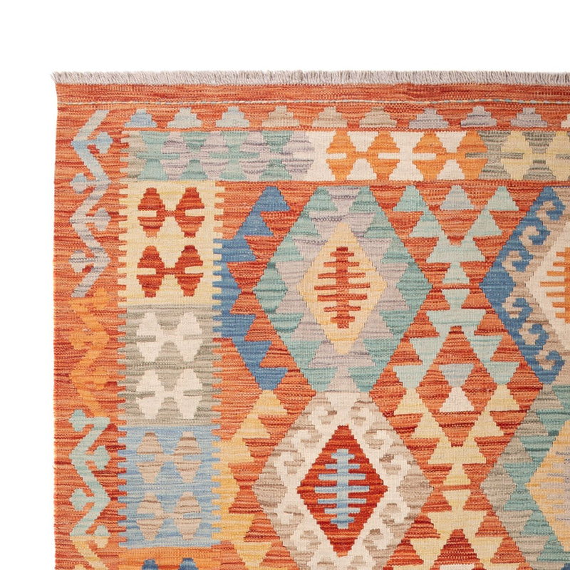 Kelim Rug - Splash - 292 x 198 cm - multicolored