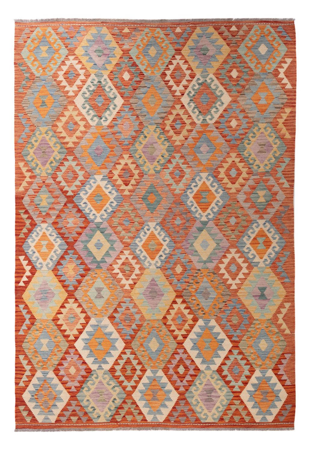 Kelim Rug - Splash - 297 x 199 cm - multicolored