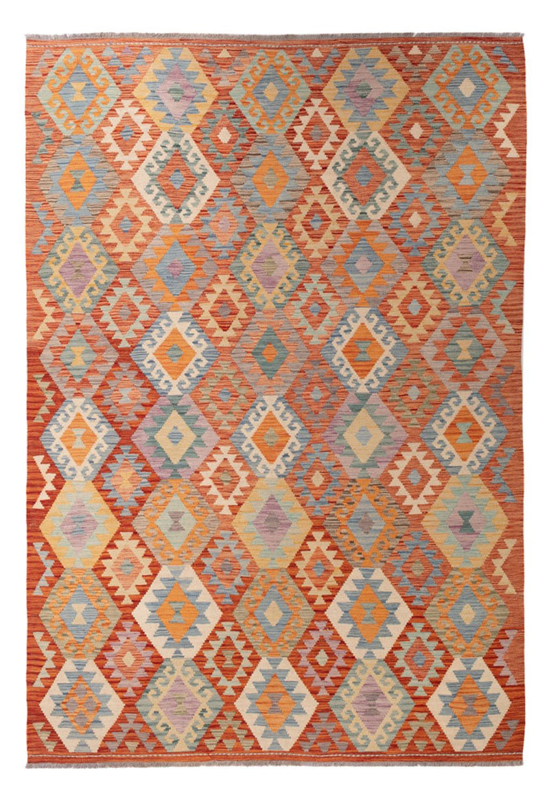 Kelim Rug - Splash - 297 x 199 cm - multicolored