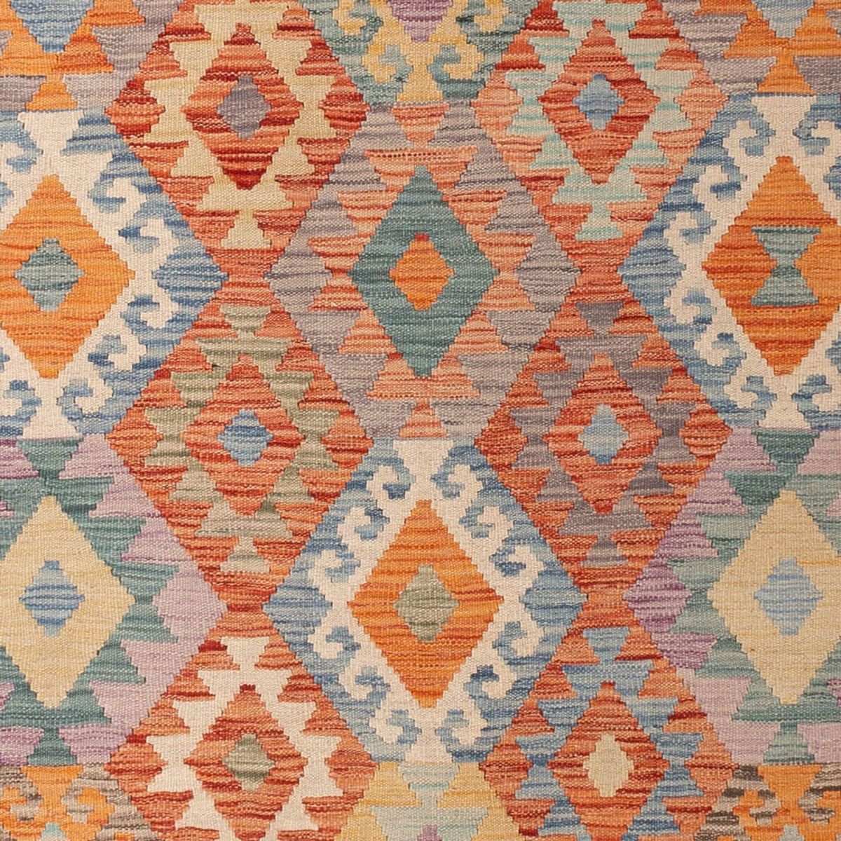 Kelim Rug - Splash - 297 x 199 cm - multicolored