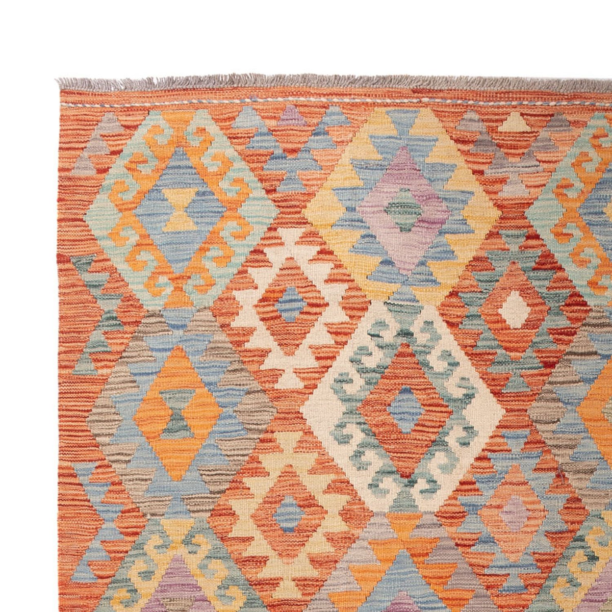 Kelim Rug - Splash - 297 x 199 cm - multicolored