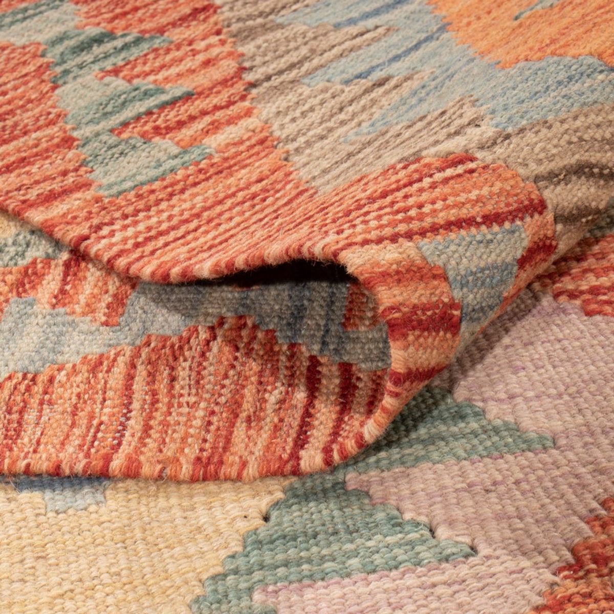 Kelim Rug - Splash - 297 x 199 cm - multicolored