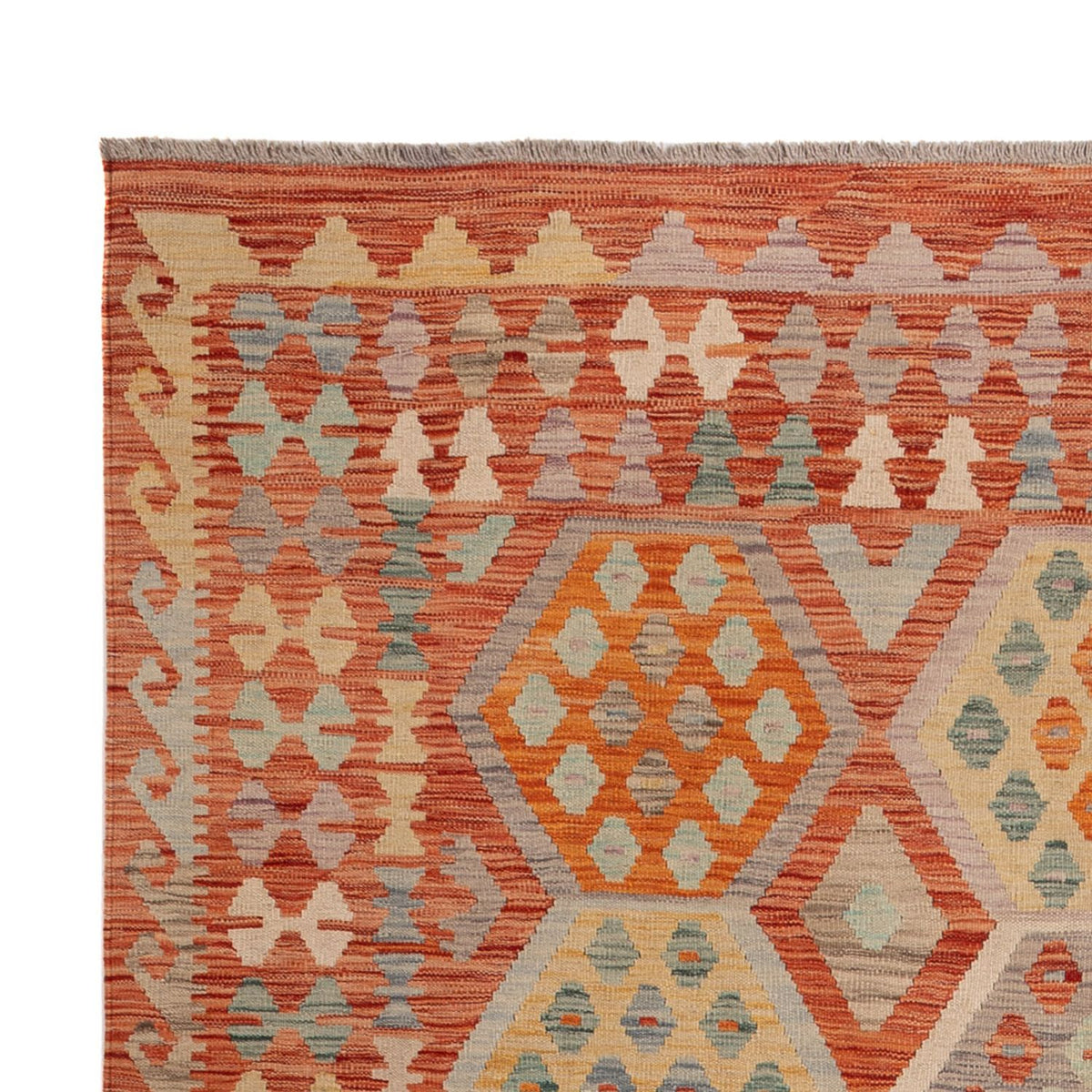 Kelim Rug - Splash - 289 x 200 cm - multicolored