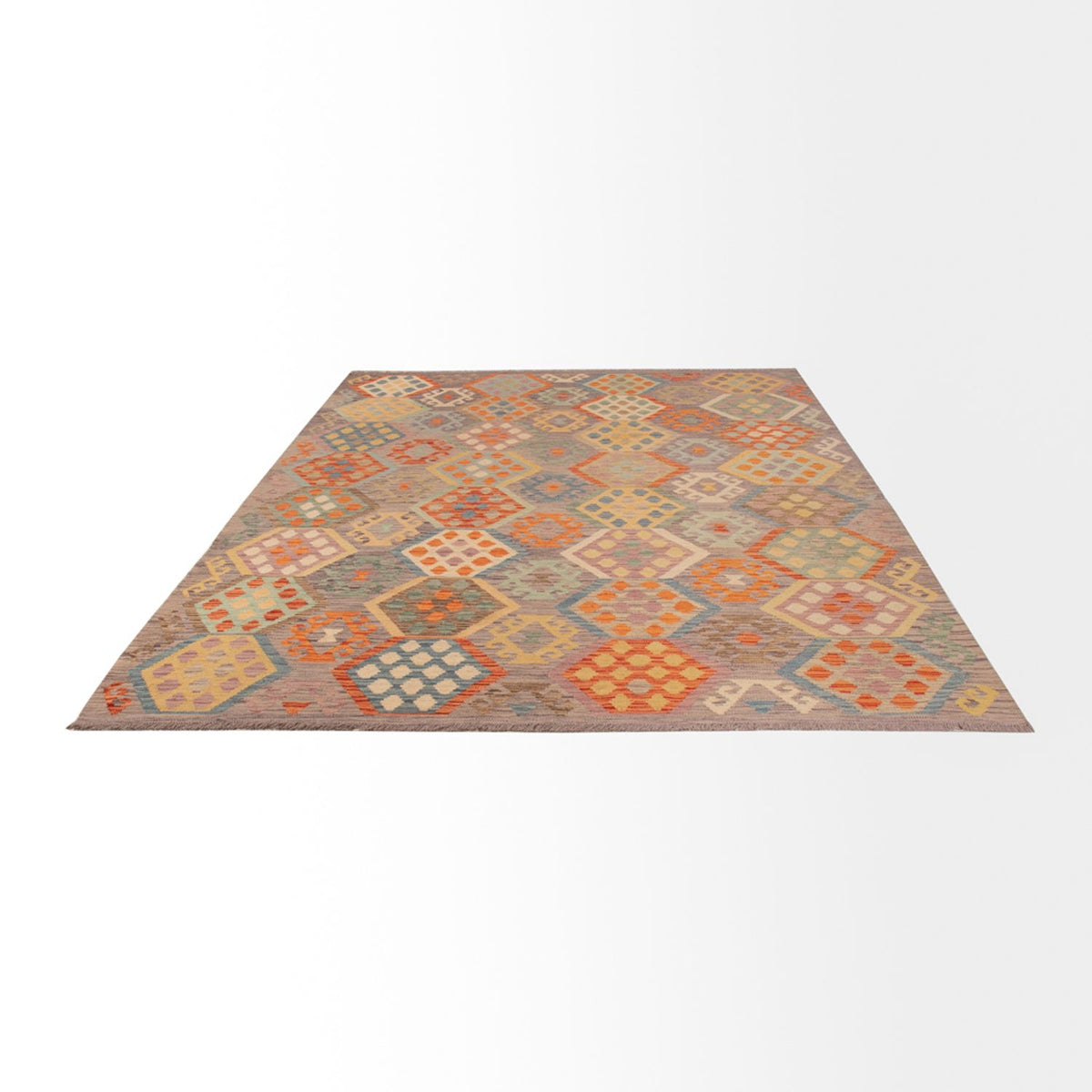 Kelim Rug - Splash - 296 x 205 cm - multicolored