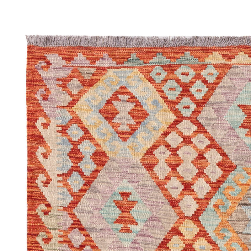 Kelim Rug - Splash - 187 x 127 cm - multicolored