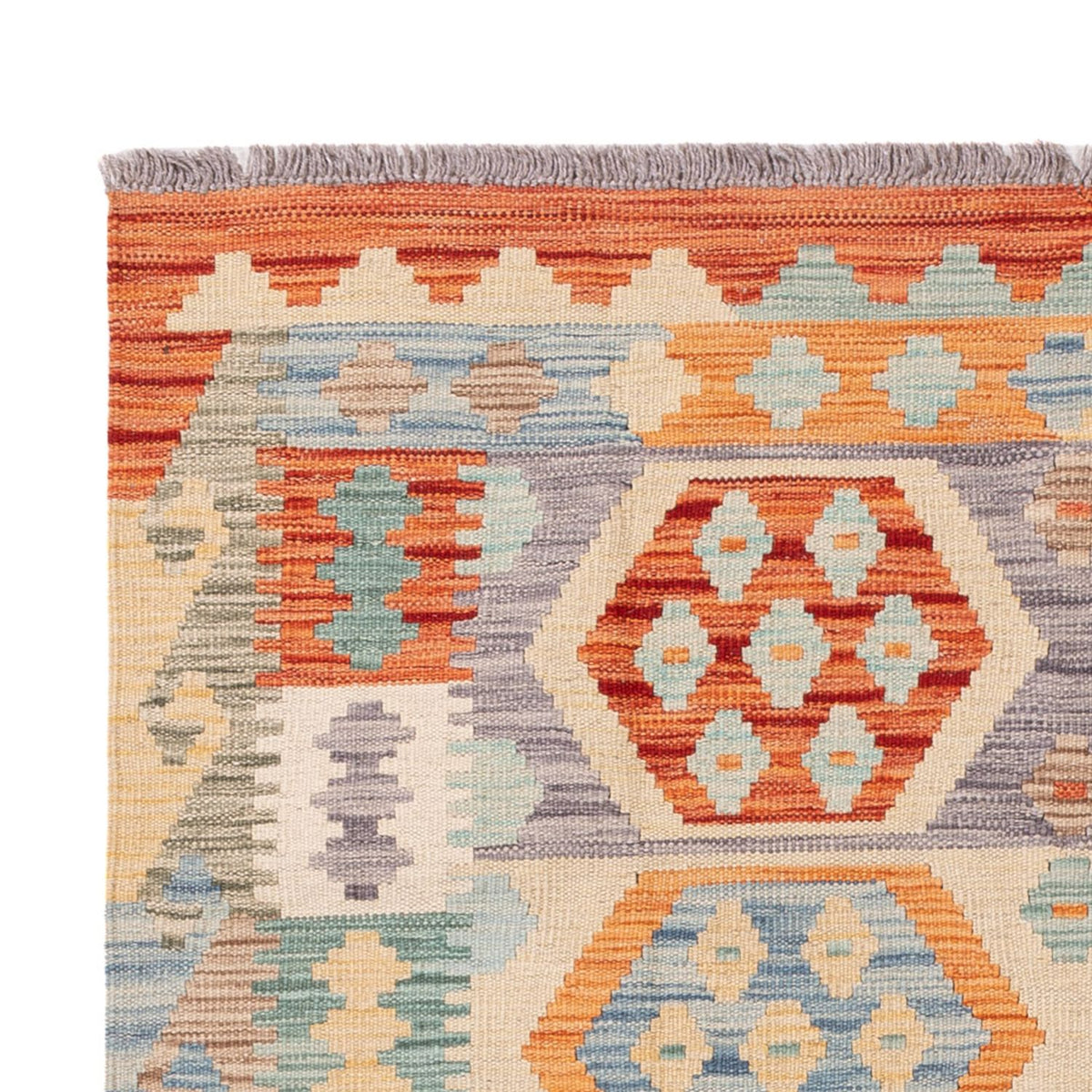 Kelim Rug - Splash - 187 x 119 cm - multicolored