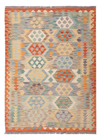 Kelim Rug - Splash - 179 x 126 cm - multicolored