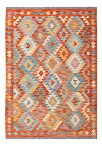 Kelim Rug - Splash - 175 x 124 cm - multicolored