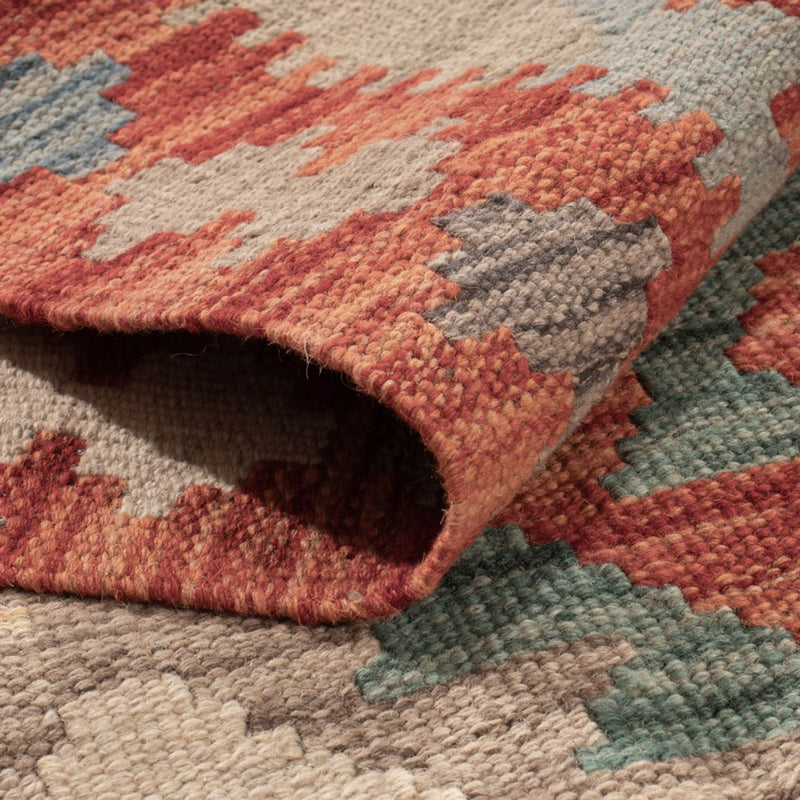 Kelim Rug - Splash - 175 x 124 cm - multicolored