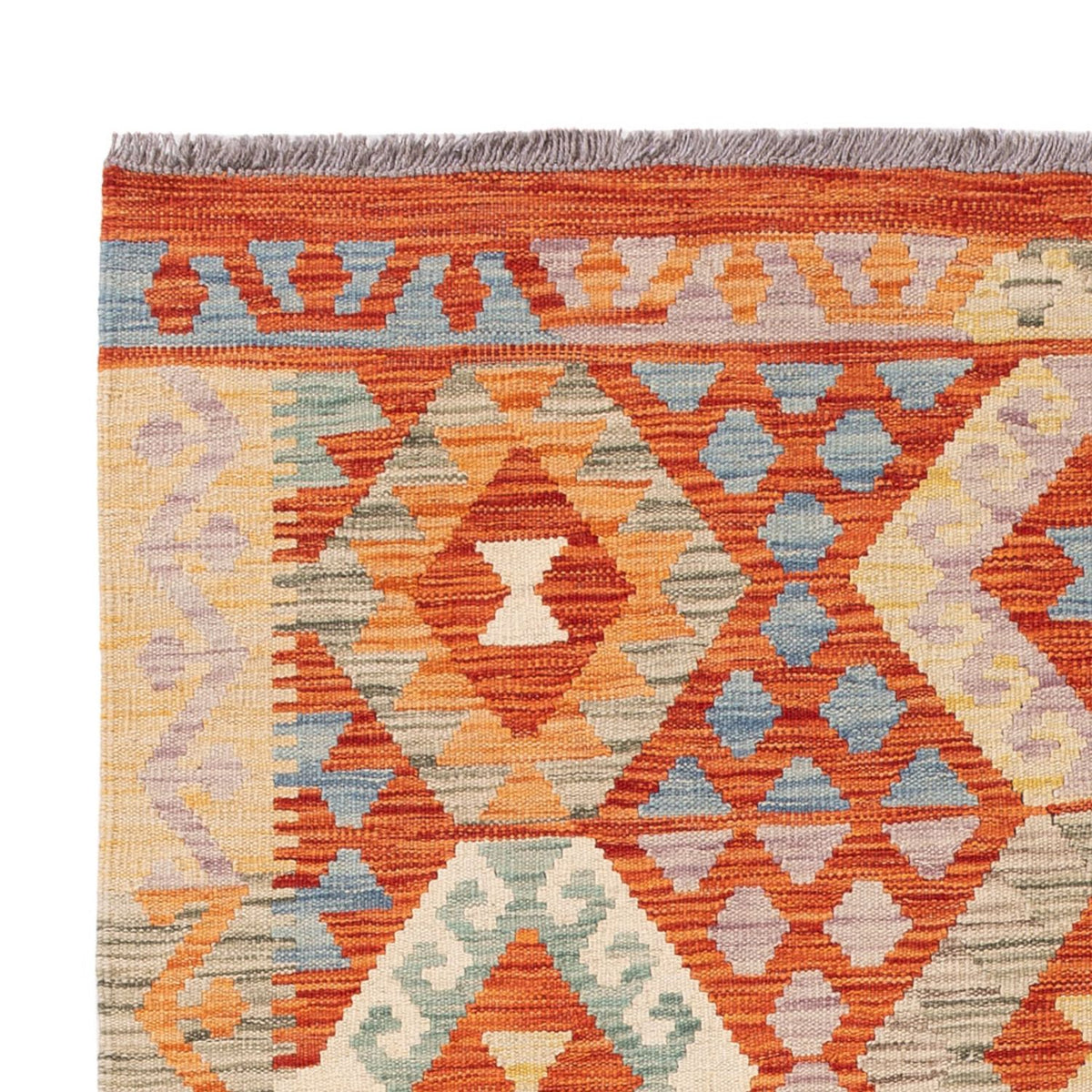 Kelim Rug - Splash - 176 x 125 cm - multicolored