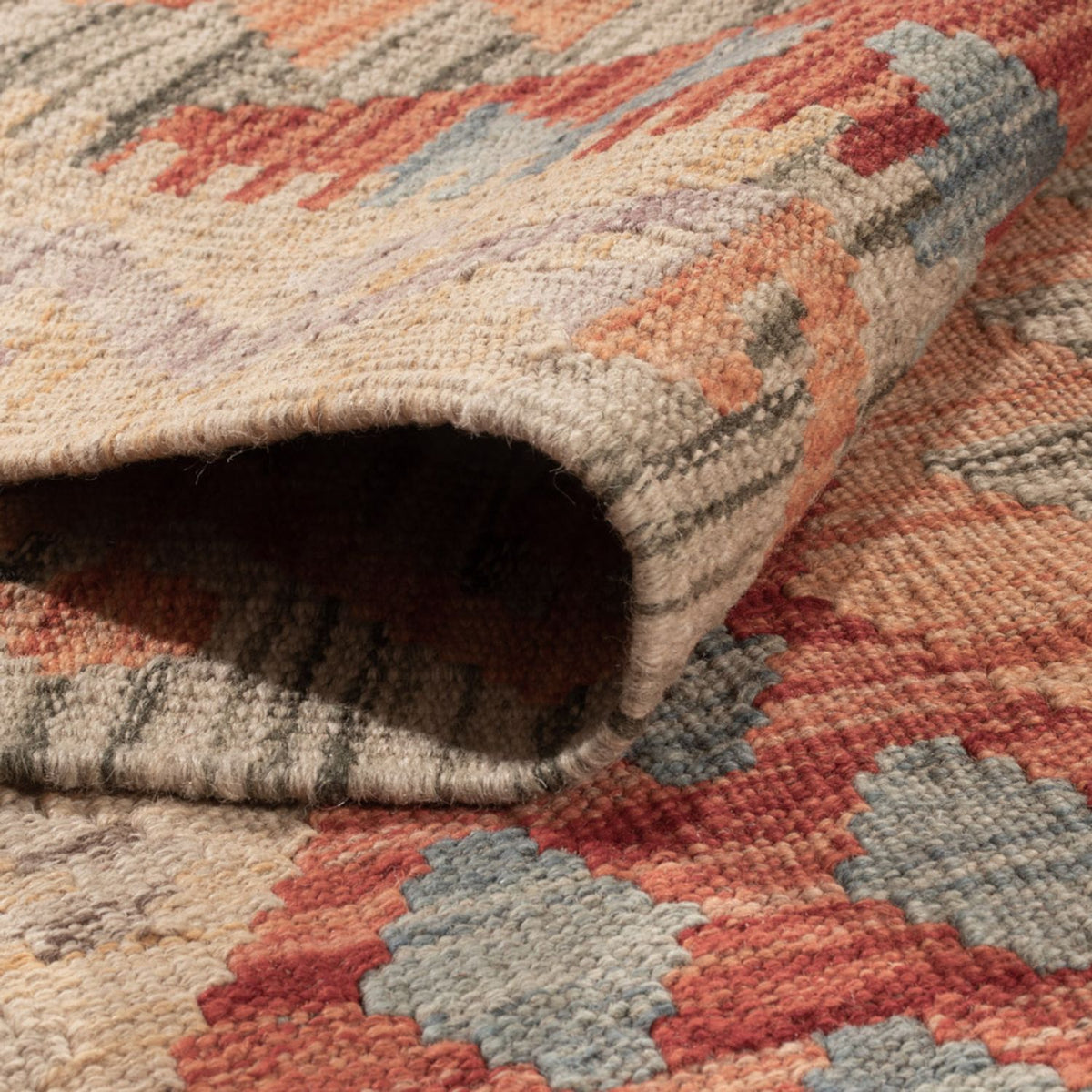 Kelim Rug - Splash - 176 x 125 cm - multicolored