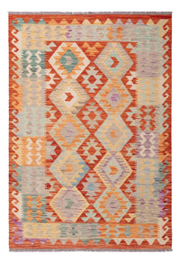 Kelim Rug - Splash - 174 x 122 cm - multicolored