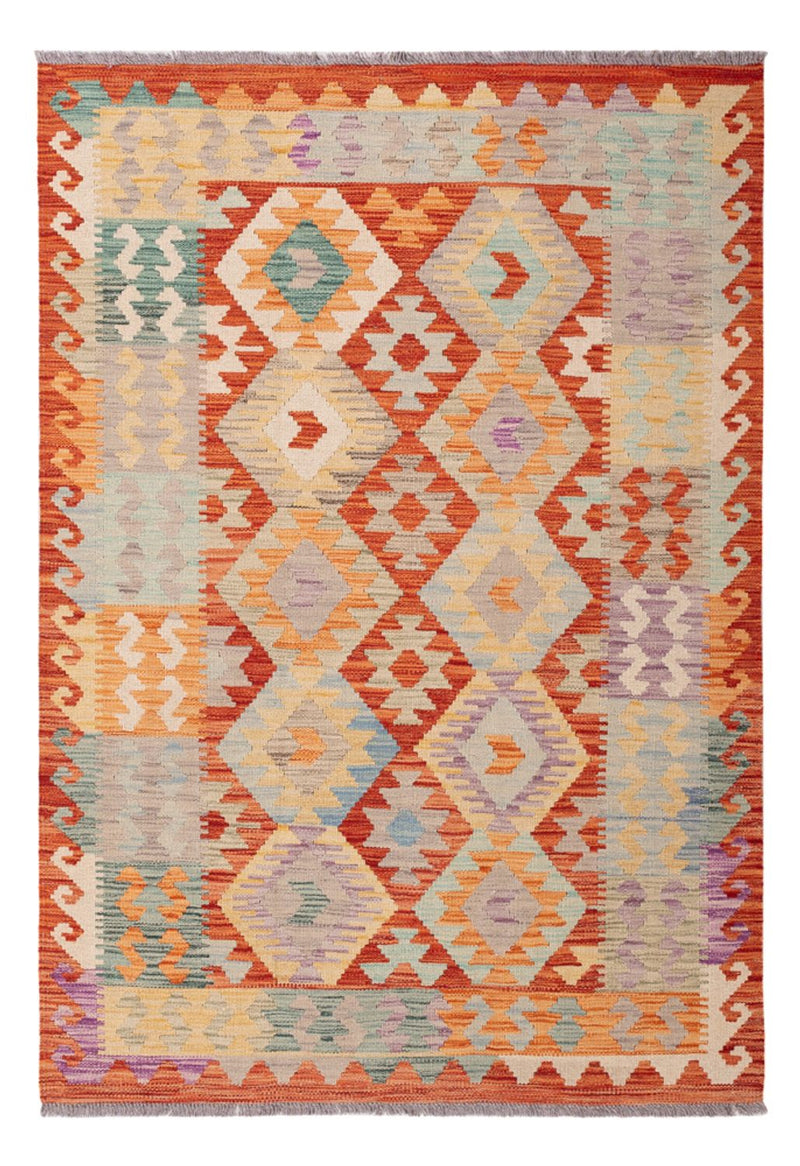 Kelim Rug - Splash - 174 x 122 cm - multicolored