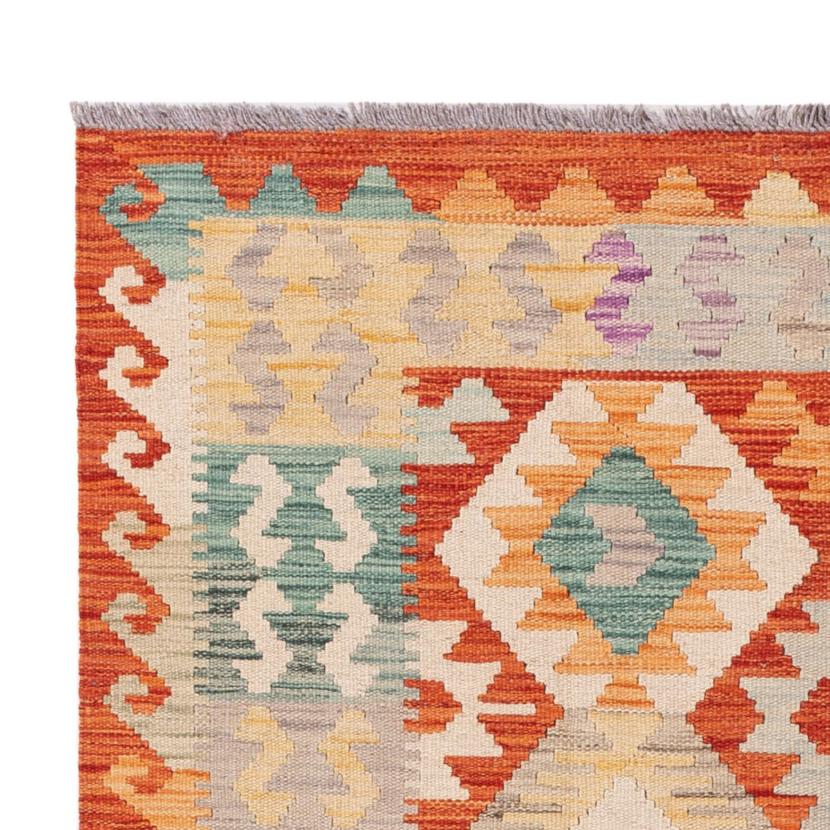 Kelim Rug - Splash - 174 x 122 cm - multicolored