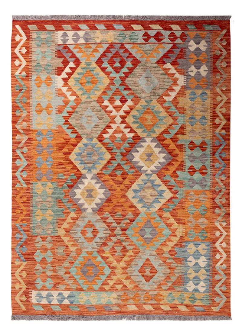 Kelim Rug - Splash - 171 x 129 cm - multicolored