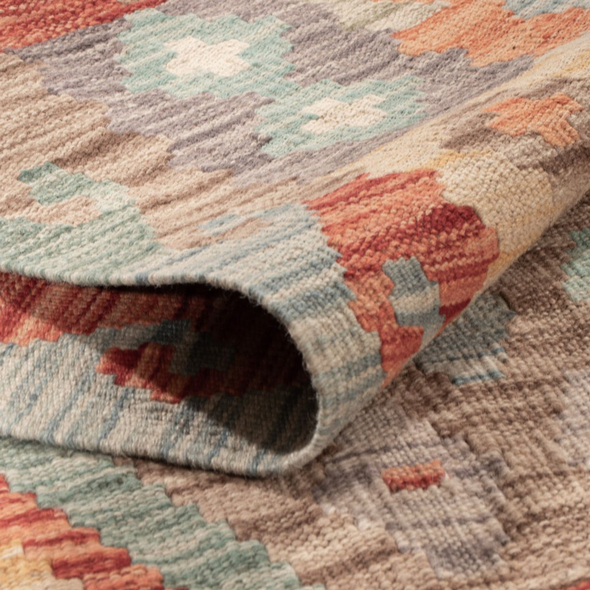 Kelim Rug - Splash - 177 x 125 cm - multicolored