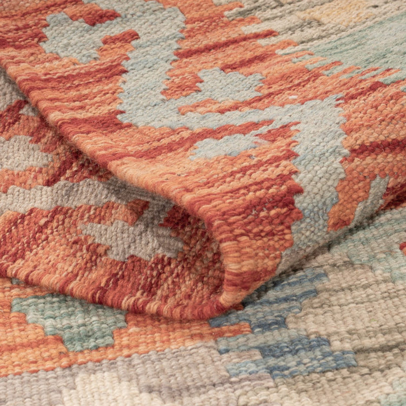 Kelim Rug - Splash - 191 x 130 cm - multicolored