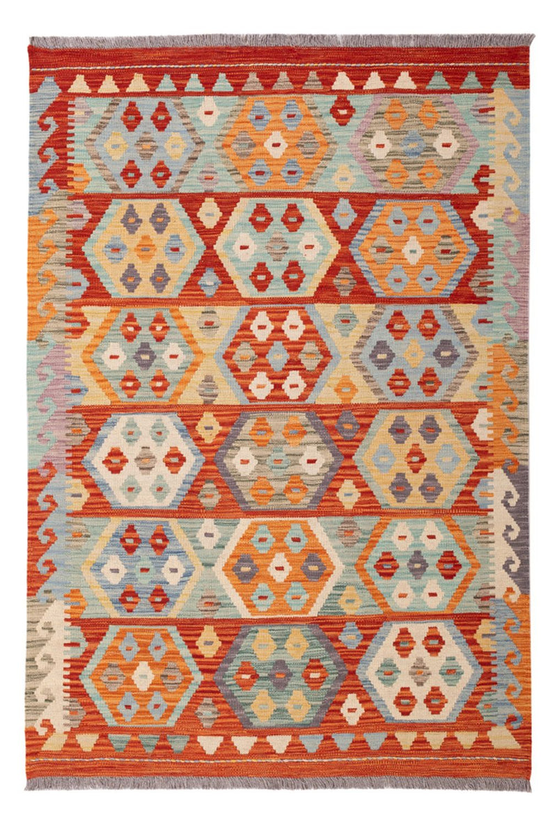 Kelim Rug - Splash - 176 x 123 cm - multicolored