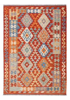 Kelim Rug - Splash - 174 x 126 cm - multicolored