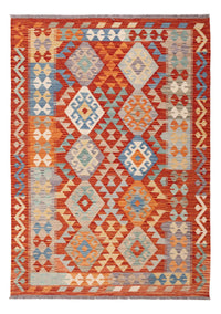 Kelim Rug - Splash - 174 x 126 cm - multicolored