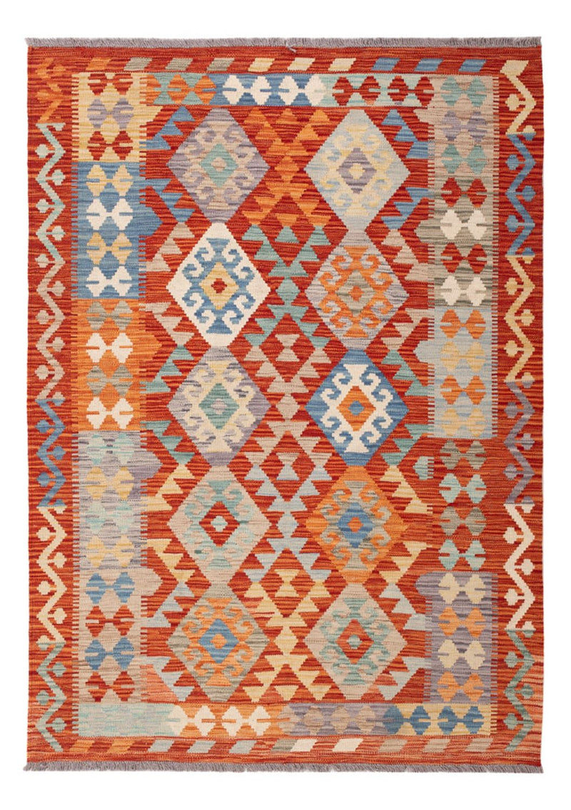 Kelim Rug - Splash - 174 x 126 cm - multicolored