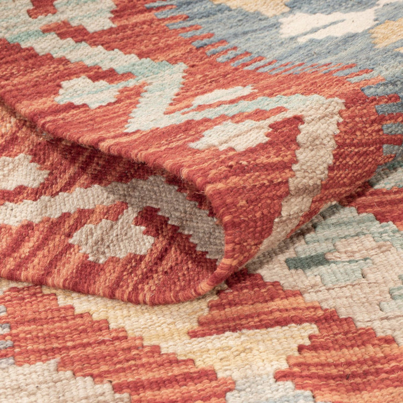 Kelim Rug - Splash - 174 x 126 cm - multicolored