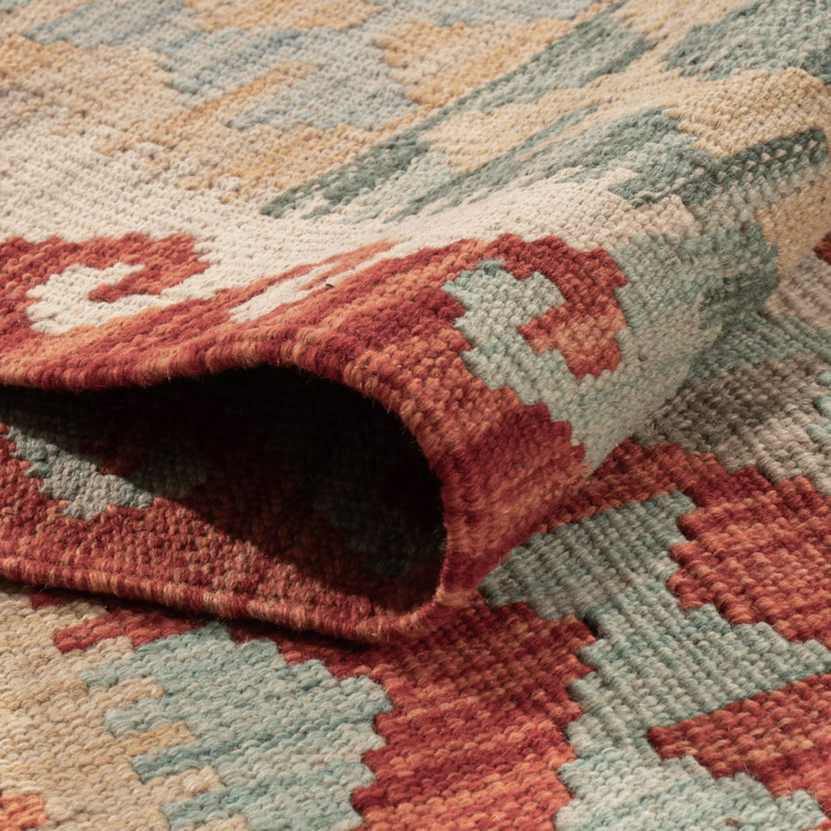 Kelim Rug - Splash - 174 x 125 cm - multicolored