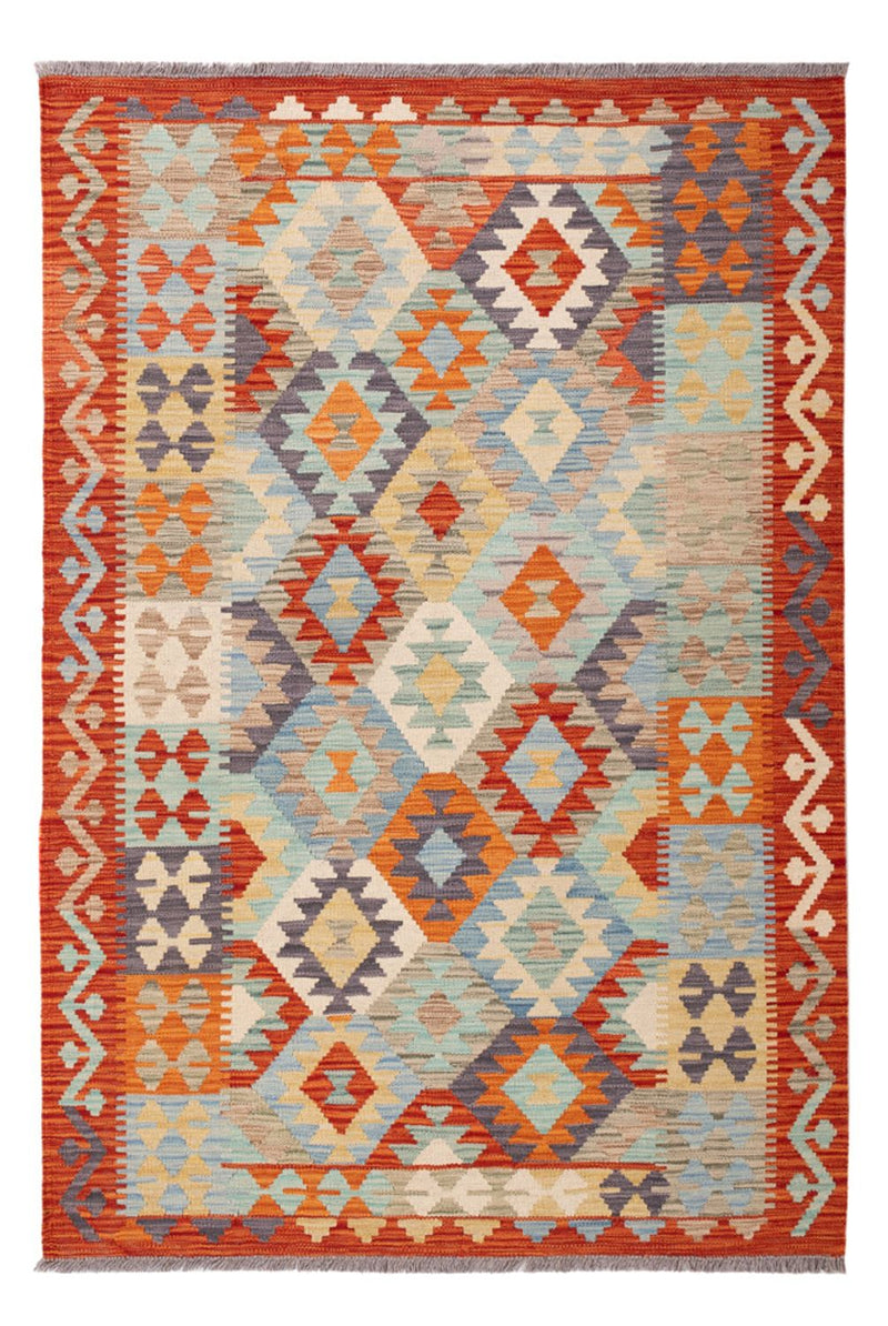 Kelim Rug - Splash - 181 x 120 cm - multicolored