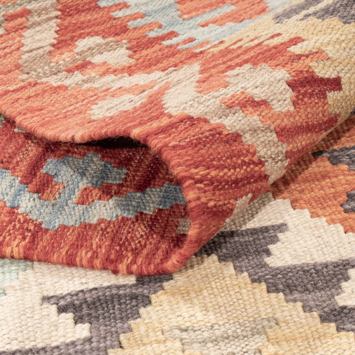 Kelim Rug - Splash - 181 x 120 cm - multicolored