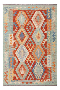 Kelim Rug - Splash - 183 x 127 cm - multicolored