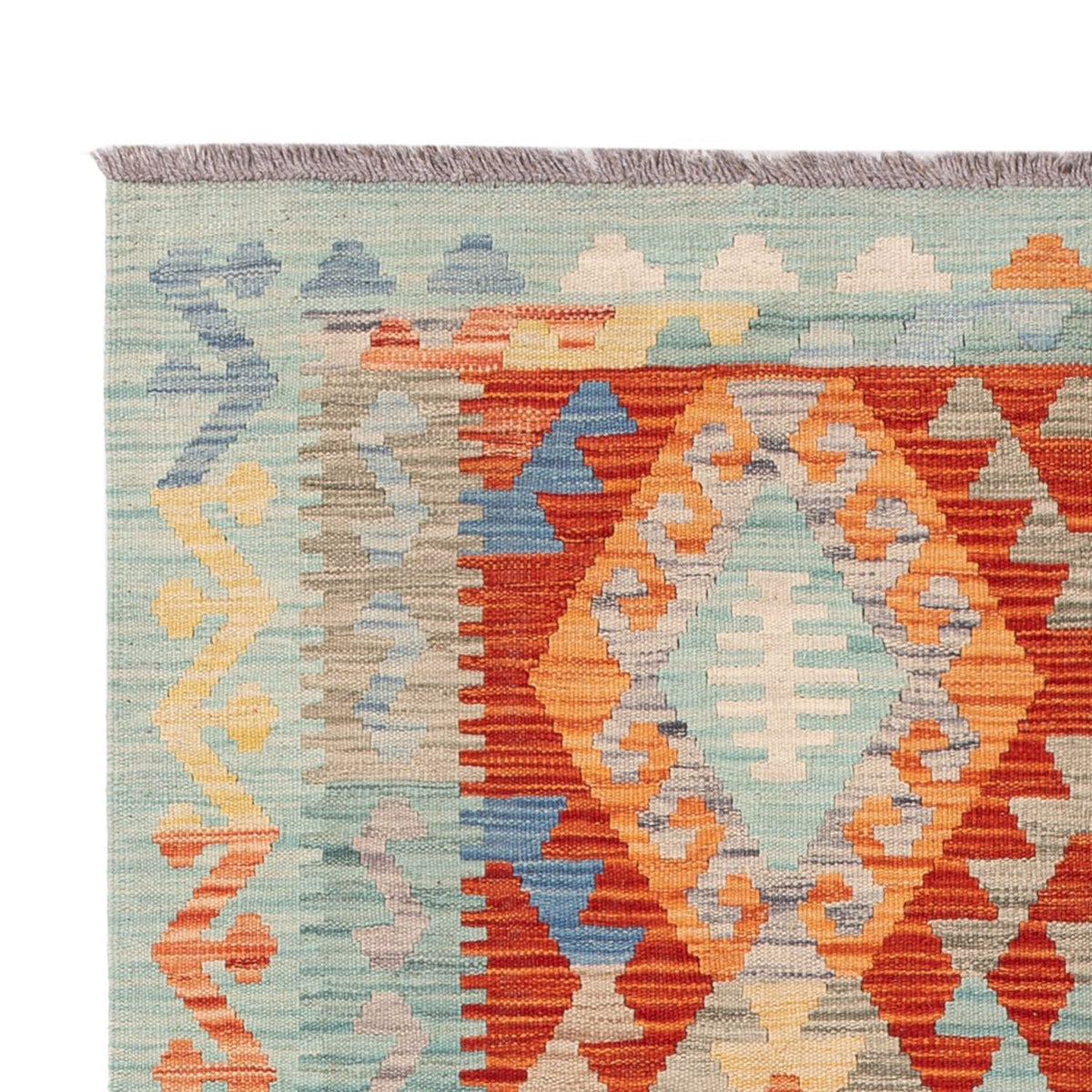 Kelim Rug - Splash - 183 x 127 cm - multicolored