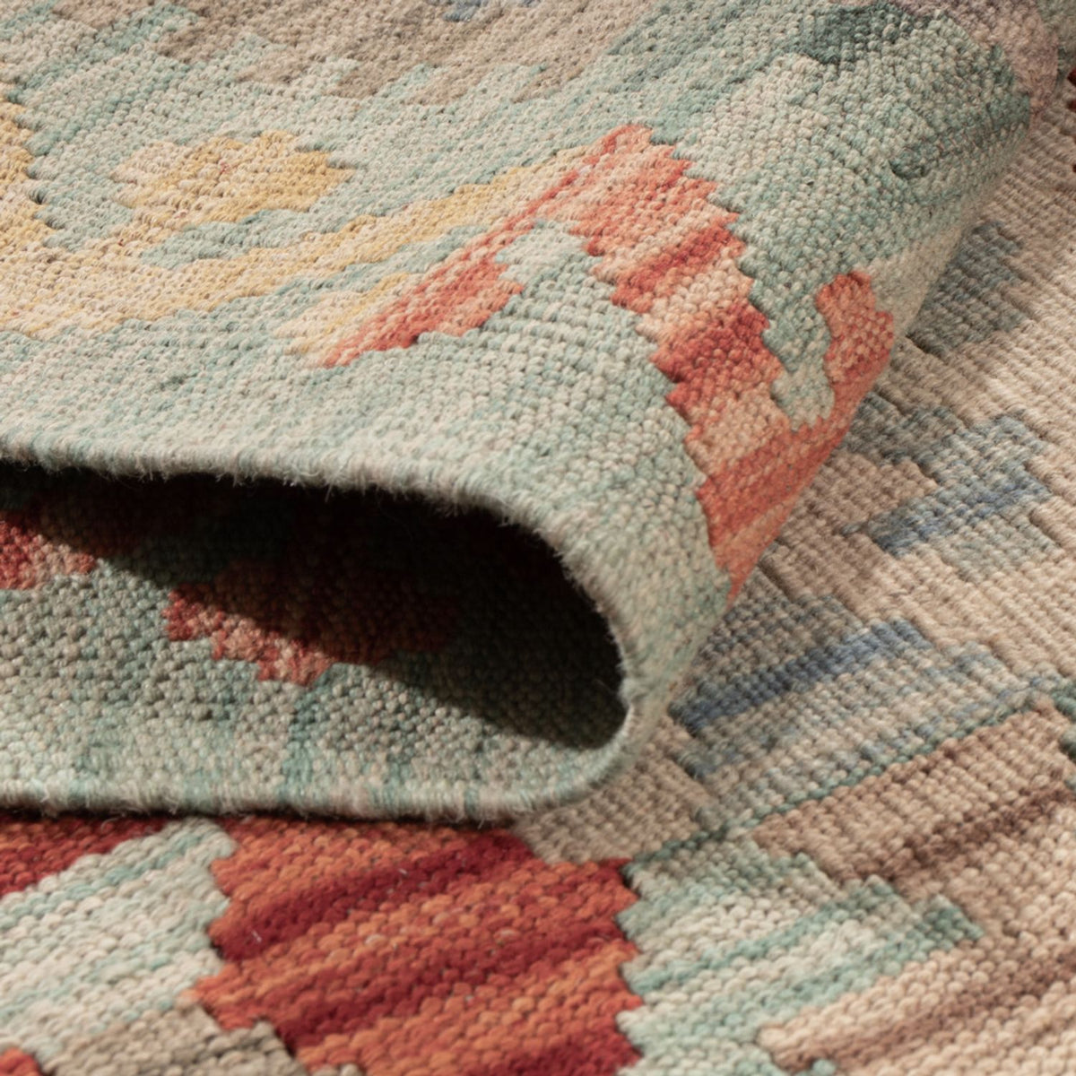 Kelim Rug - Splash - 183 x 127 cm - multicolored