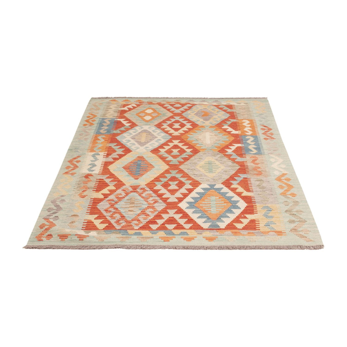 Kelim Rug - Splash - 180 x 127 cm - multicolored