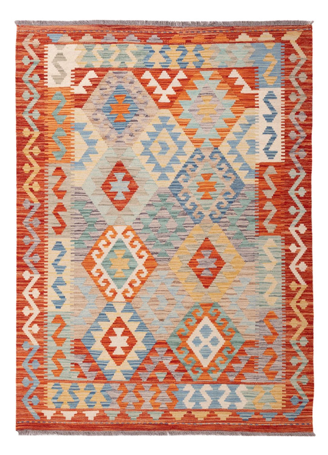 Kelim Rug - Splash - 177 x 128 cm - multicolored