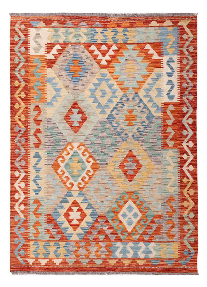 Kelim Rug - Splash - 177 x 128 cm - multicolored