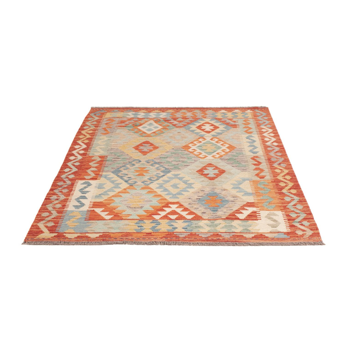 Kelim Rug - Splash - 177 x 128 cm - multicolored