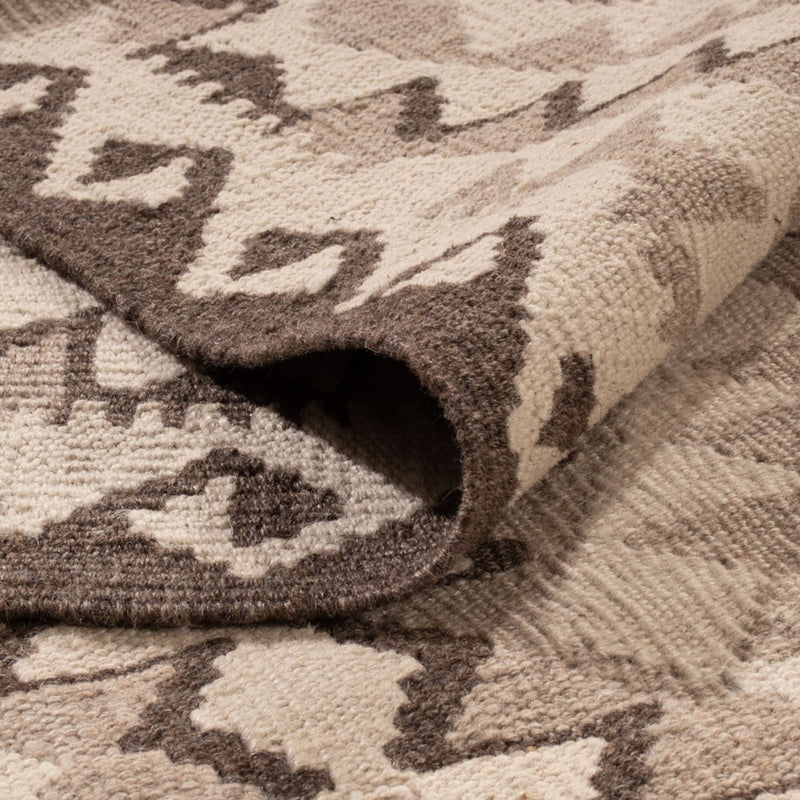 Kelim Rug - Splash - 291 x 208 cm - light grey