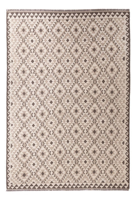 Kelim Rug - Splash - 290 x 202 cm - light grey